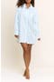 selected Aqua Southwest Stripe