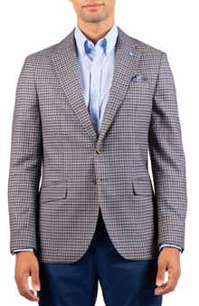 Gingham Textured Sport Coat