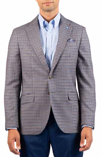 Gingham Textured Sport Coat