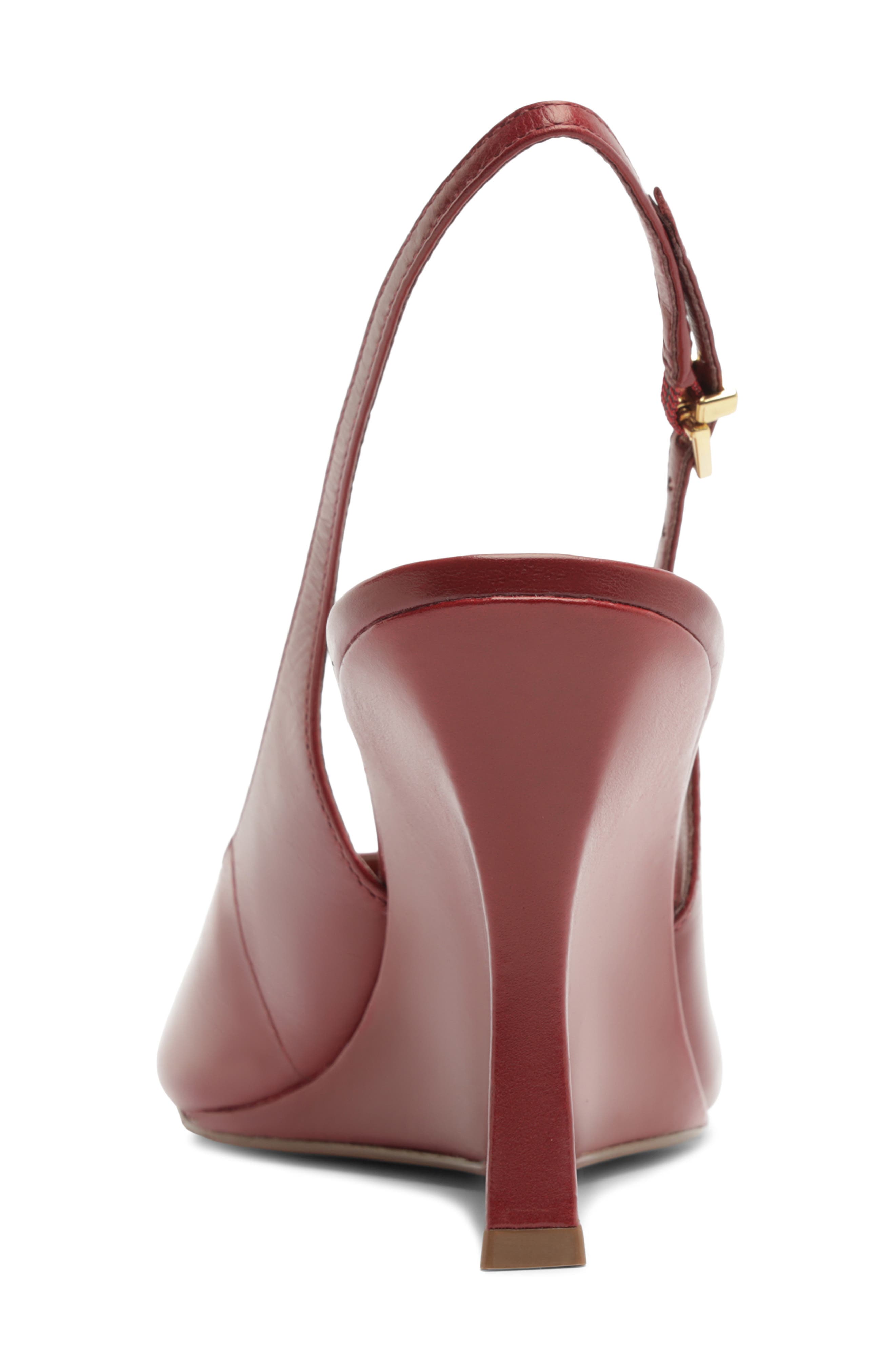 Rowen Slingback Wedge Pump, Alternate, color, PASSION RED