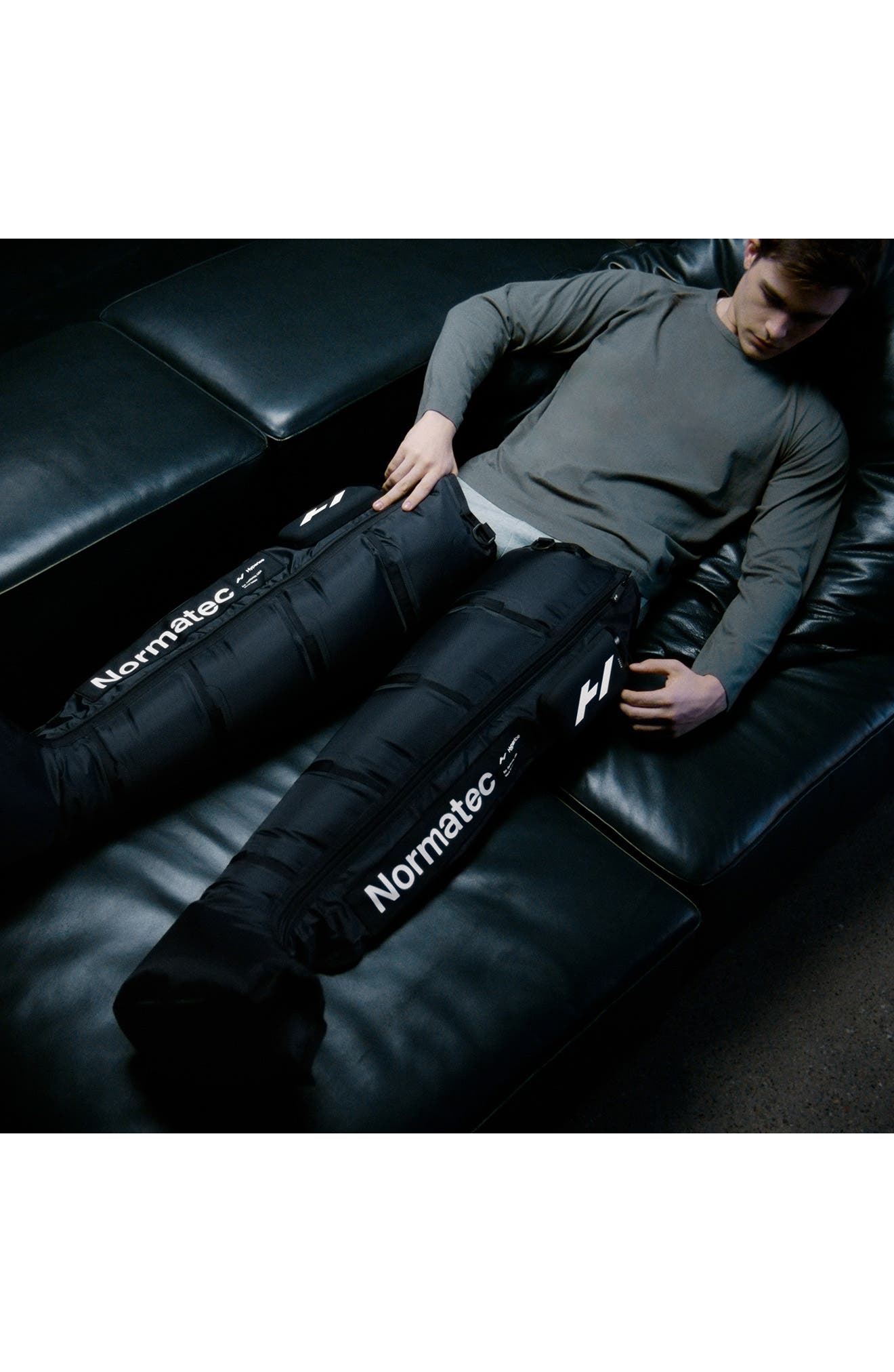 Hyperice Normatec Elite Leg Compression System, Alternate, color, Black