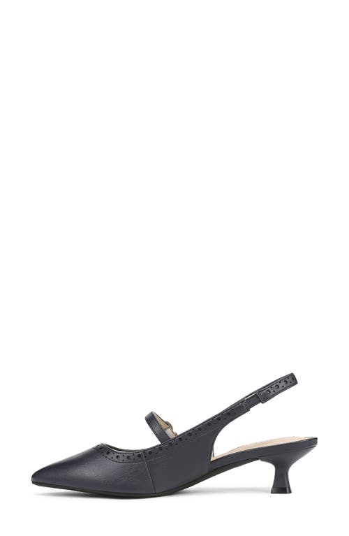 Lifestride Marilyn Slingback Pointed Toe Kitten Heel Pump