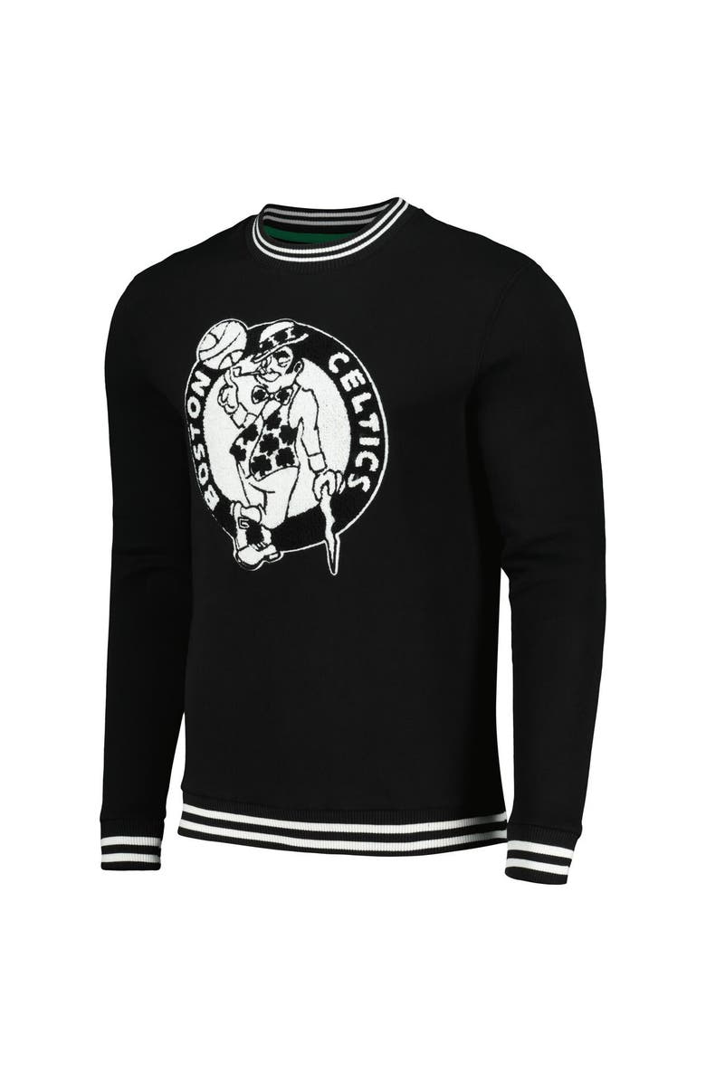 Stadium Essentials Men's Stadium Essentials Black Boston Celtics Club Level Pullover Sweatshirt, Alternate, color, 