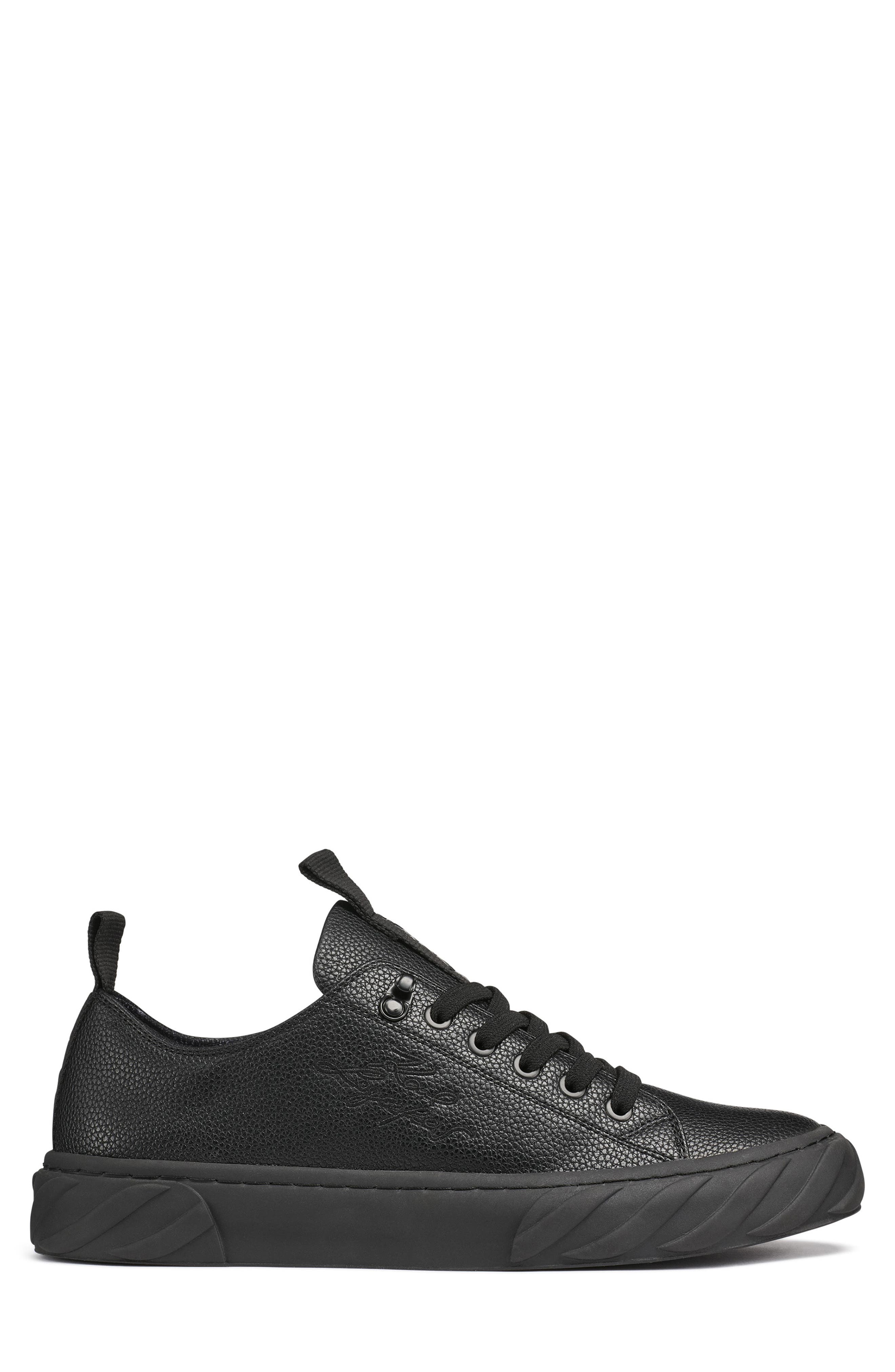 KARL LAGERFELD PARIS Low Top Sneaker, Alternate, color, Black