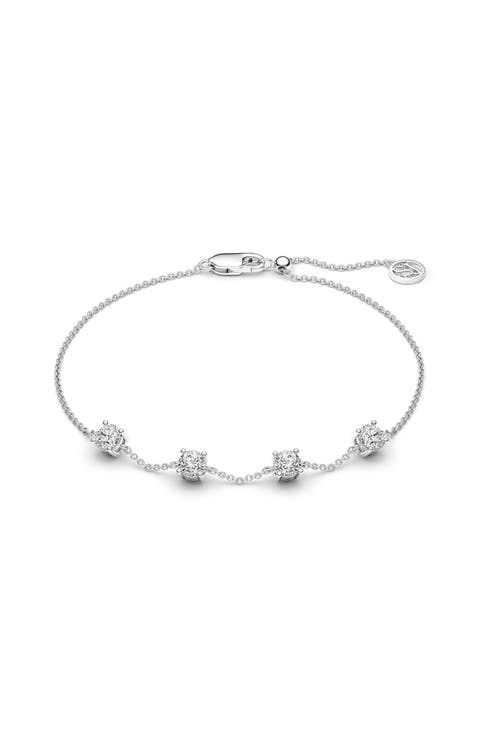 Princess Quattro Cubic Zirconia Bracelet