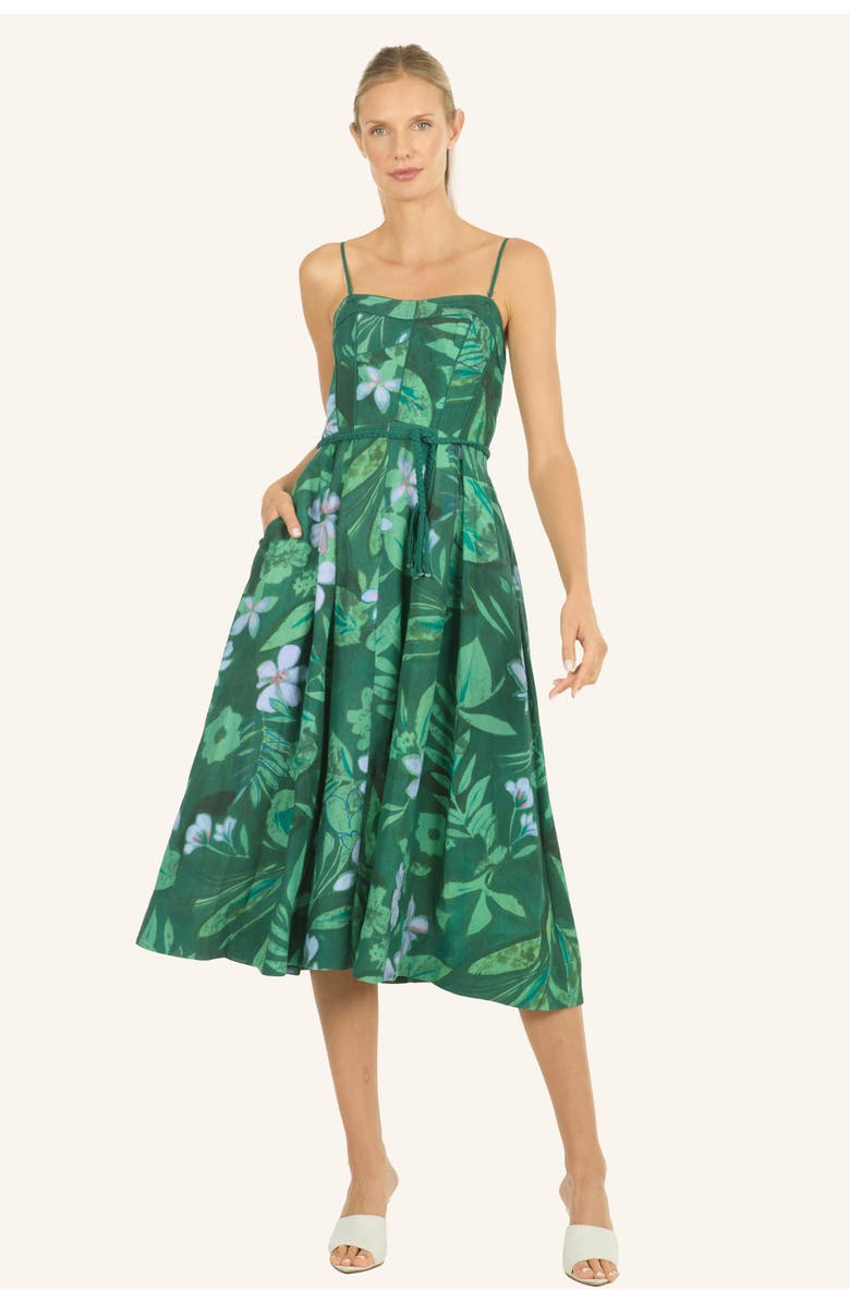 Super Natural by Secret Mission Wisteria Dress, Main, color, Tropical Forest