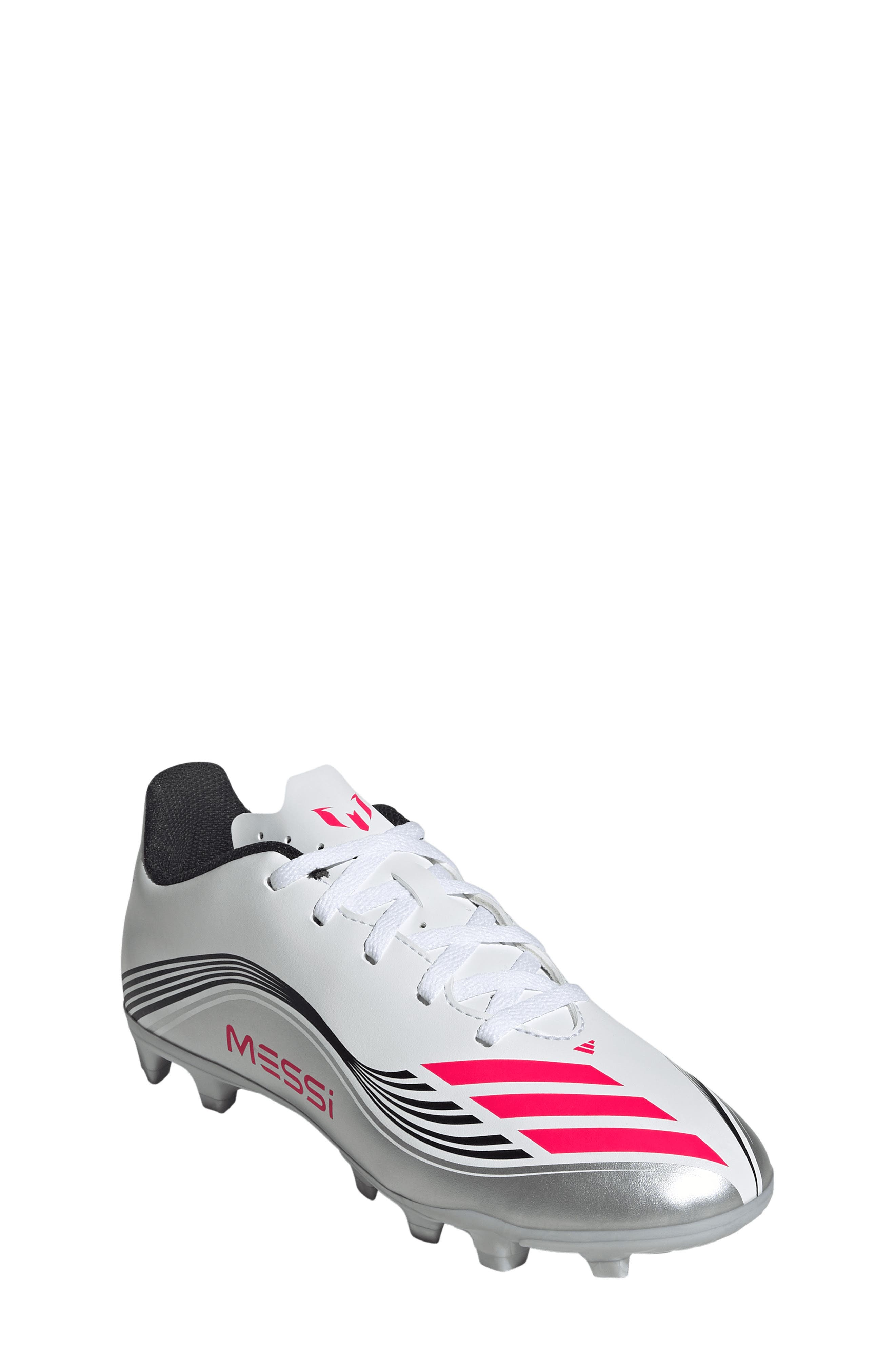 adidas F50 Messi Club Soccer Cleat, Main, color, 