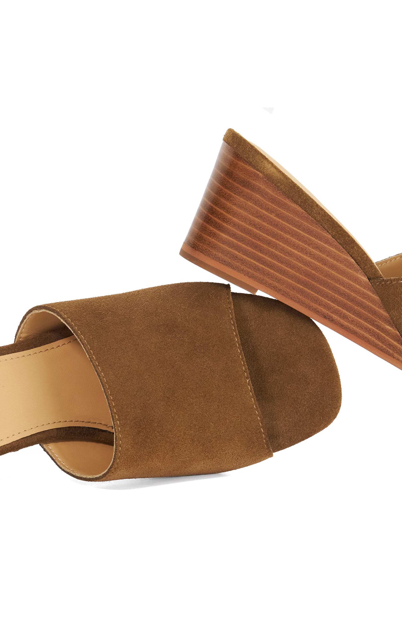 Dune London Kaydee Wedge Slide Sandal, Alternate, color, 