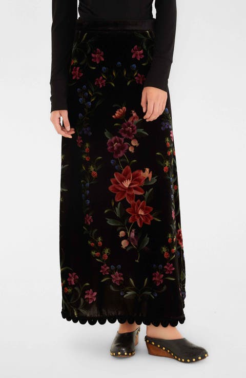 Belle Garden Midi Skirt