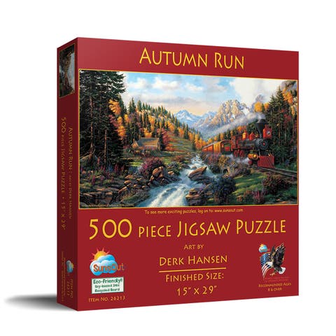 Autumn Run 500 piece Jigsaw Puzzle for Adults