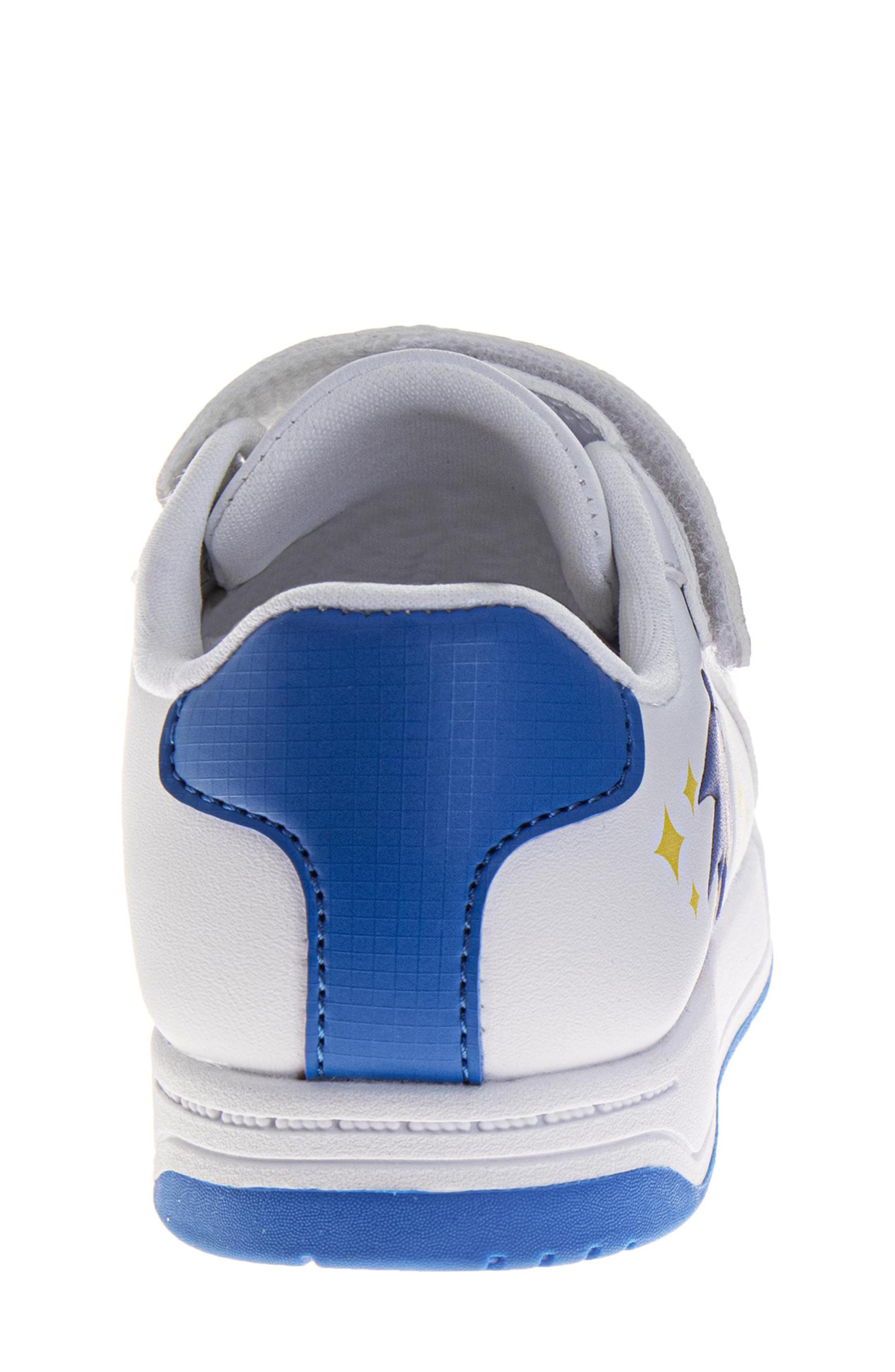 Kids' Sonic the Hedgehog Fast Dash Sneaker, Alternate, color, WHITE BLUE
