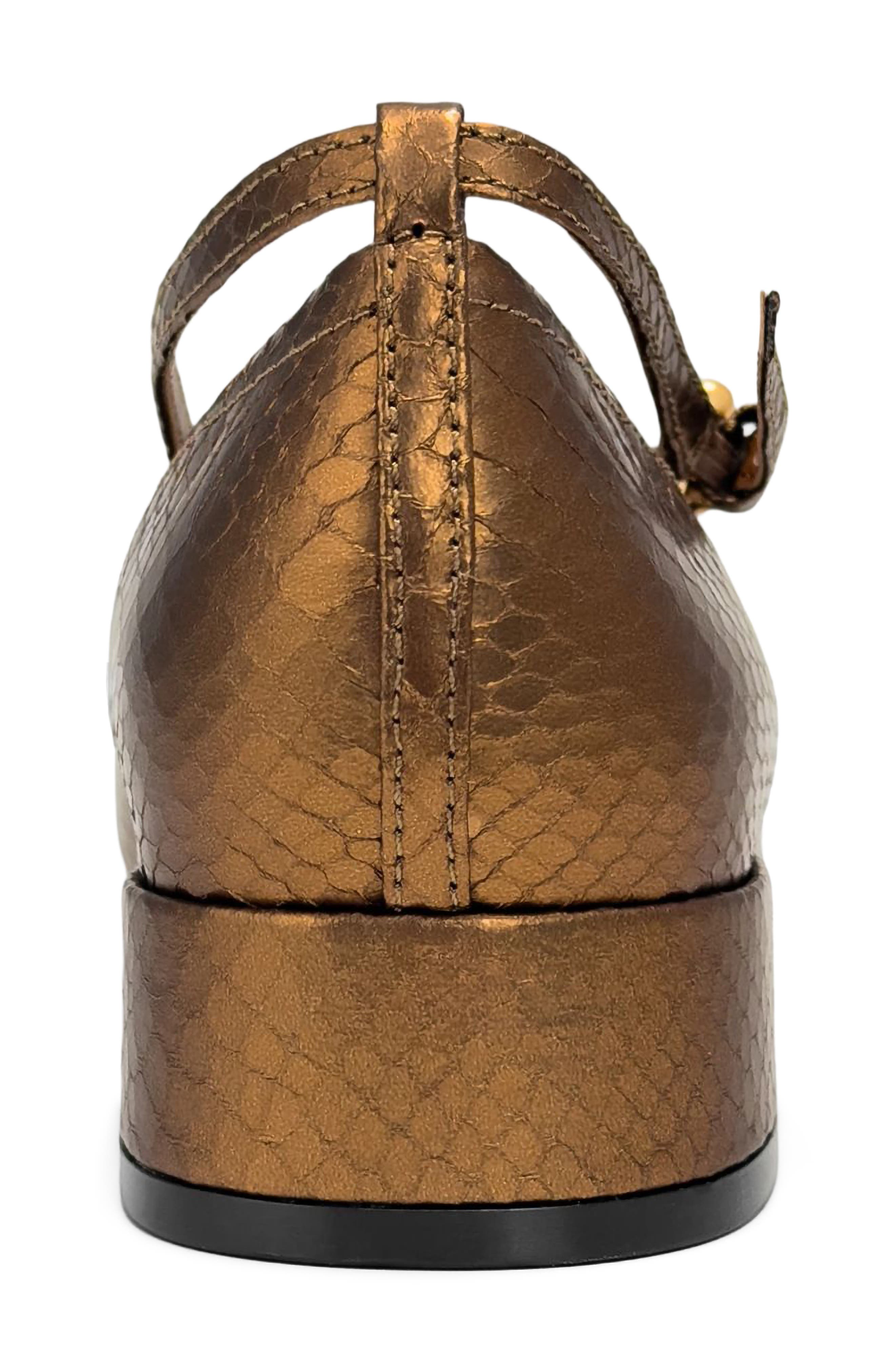 Irisa Faux Leather Mary Jane Pump, Alternate, color, BRONZE