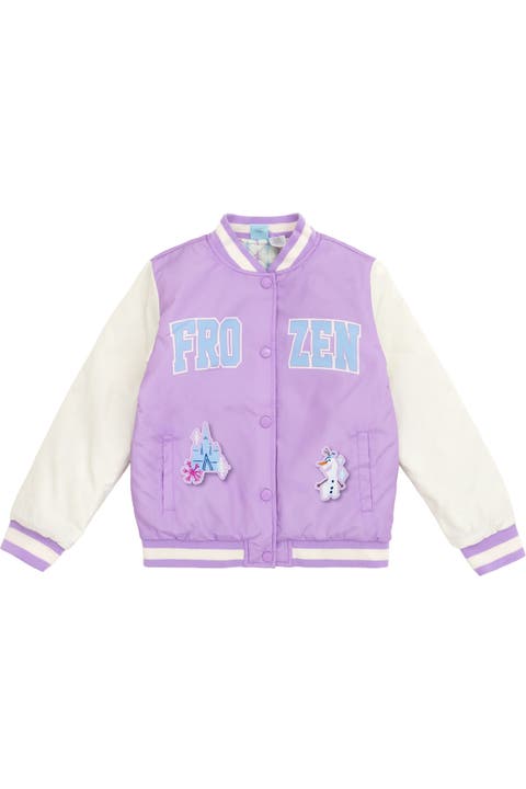 Frozen Varsity Bomber Jacket