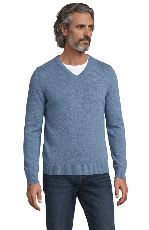 Fine Gauge Cashmere V-neck Sweater
