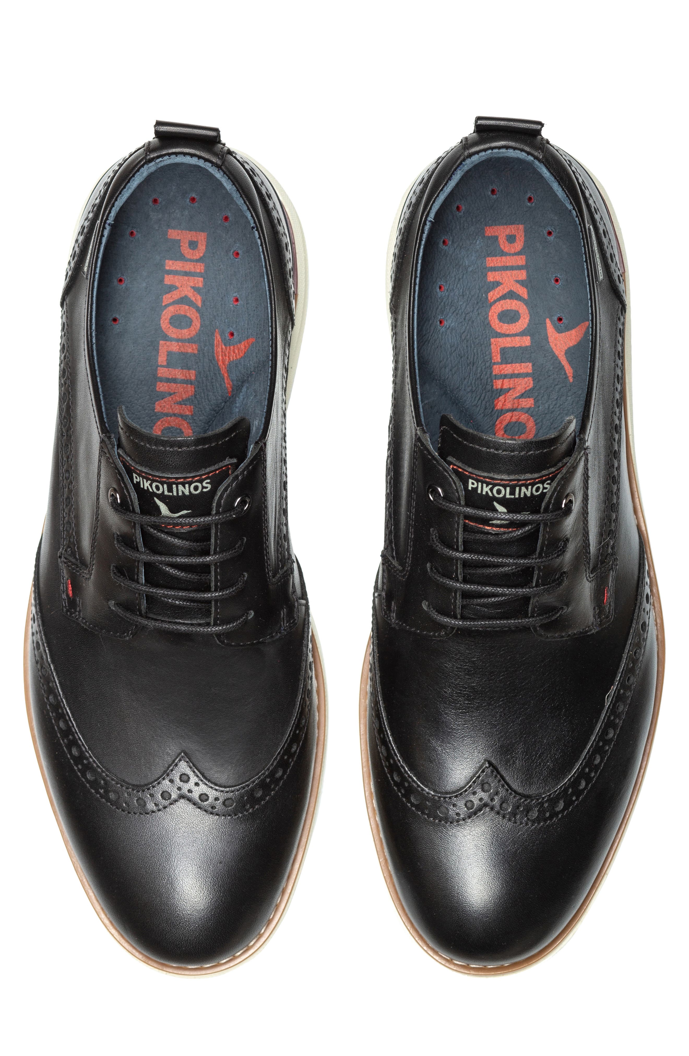PIKOLINOS Manacor Wingtip Oxford, Alternate, color, Black