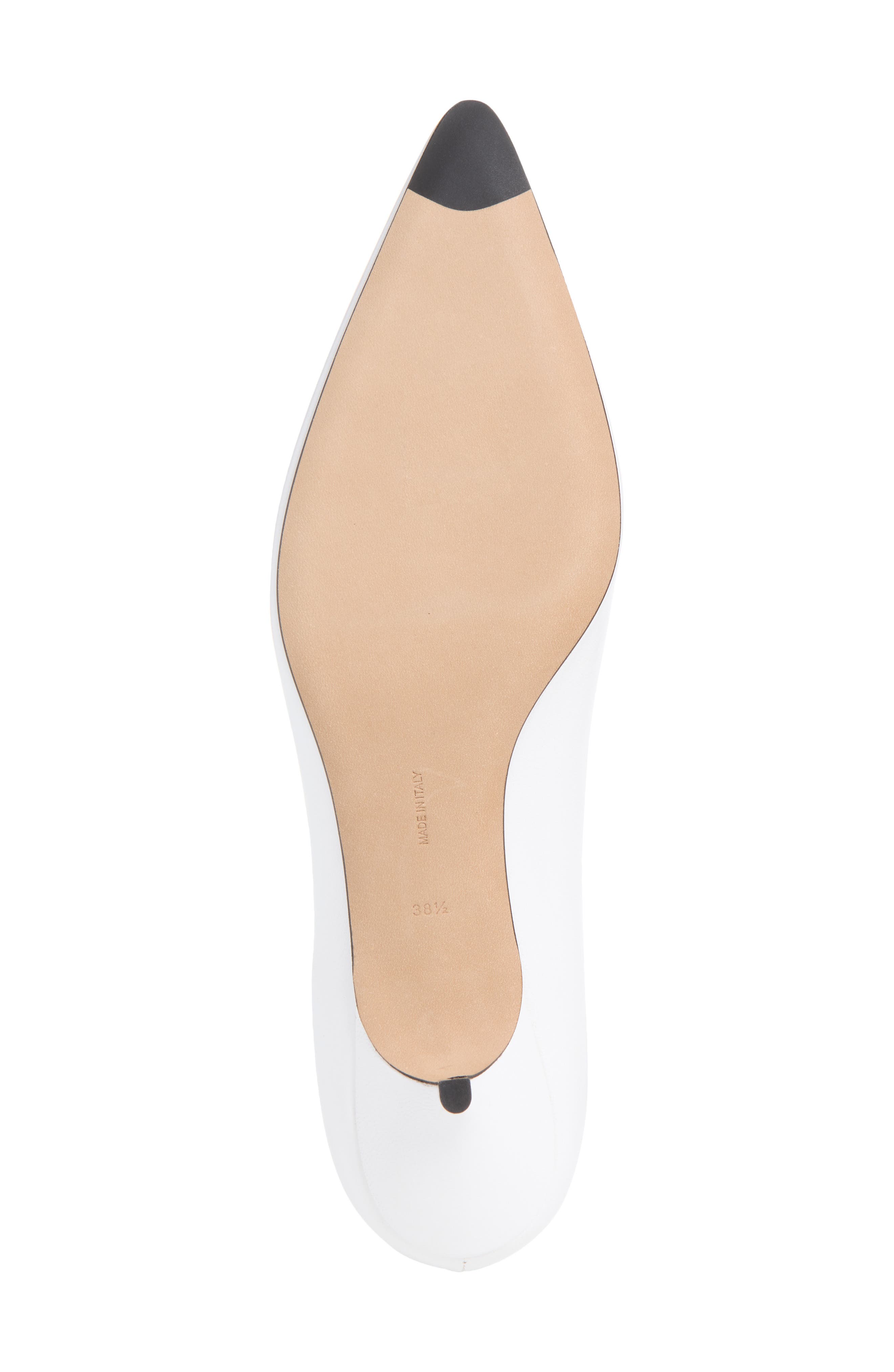 Liisa Leather Kitten Pump, Alternate, color, PAPER