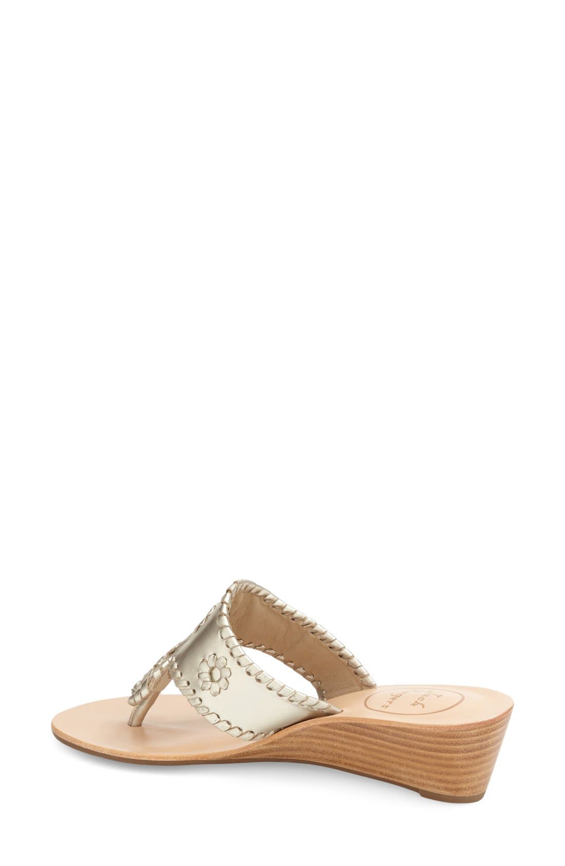 Jack Rogers 'Jacks' Wedge Sandal, Alternate, color, 