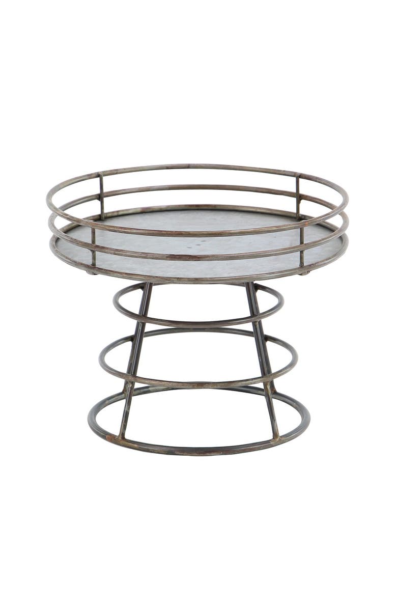 SONOMA SAGE HOME Gray Metal Farmhouse Cake Stand, Alternate, color, 