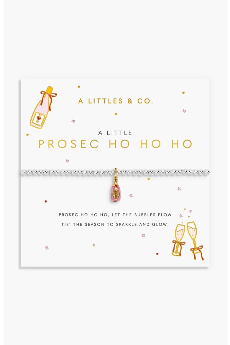 A Little Vibes 'Prosec Ho Ho Ho' Bracelet, Main, color, Mixed