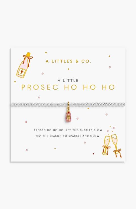 A Little Vibes 'Prosec Ho Ho Ho' Bracelet