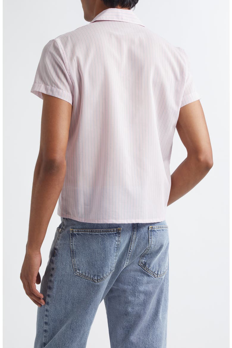 Stripe Camp Shirt, Alternate, color, PINK STRIPE 3069