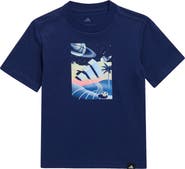 adidas Kids' Box Logo Cotton Graphic T-Shirt