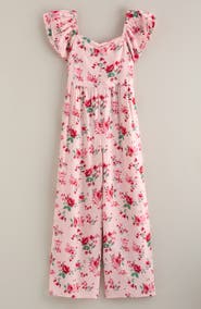 Nordstrom Kids' Flutter Sleeve Jumpsuit