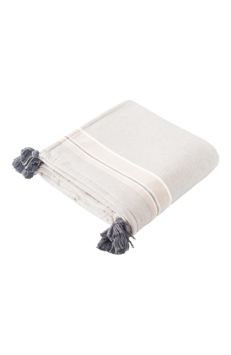 Olive & Linen Ravello Throw, Main, color,