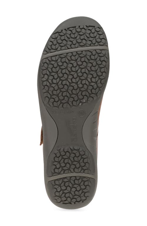 Dansko Stacy Mary Jane Flat In Brown