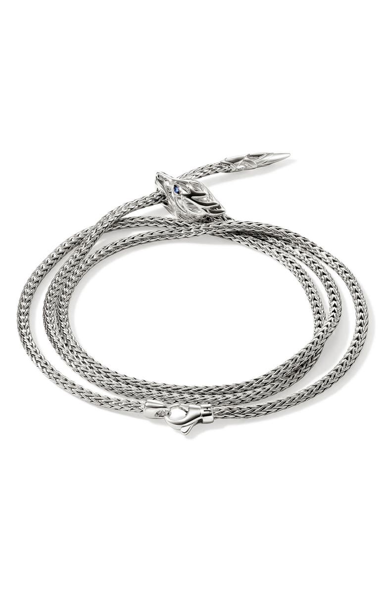 John Hardy Naga Layered Bracelet, Alternate, color, Silver
