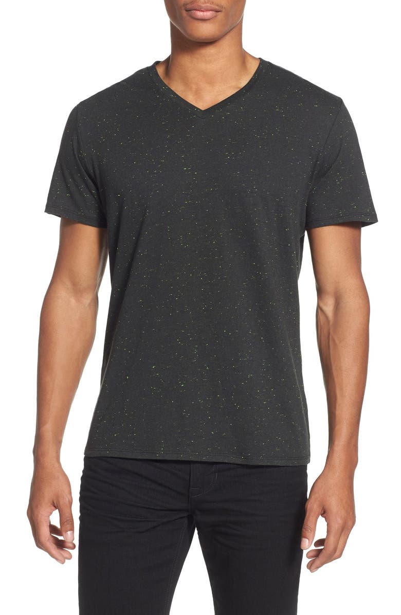 The Rail Nepped Trim Fit V-Neck T-Shirt, Main, color, 