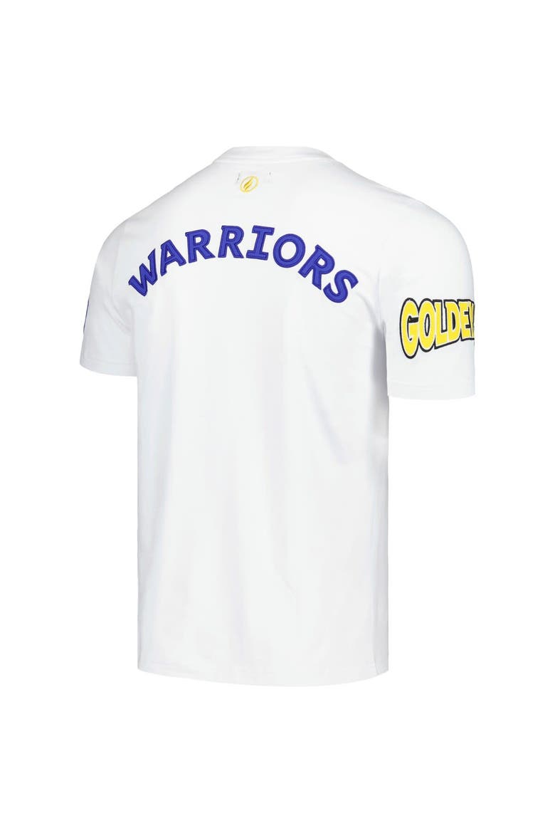 Unisex FISLL White Golden State Warriors Heritage Crest T-Shirt, Alternate, color, White