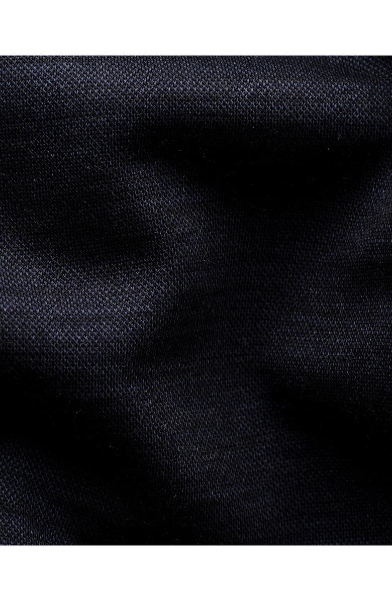 Eton Slim Fit Merino Wool Dress Shirt, Alternate, color, Navy