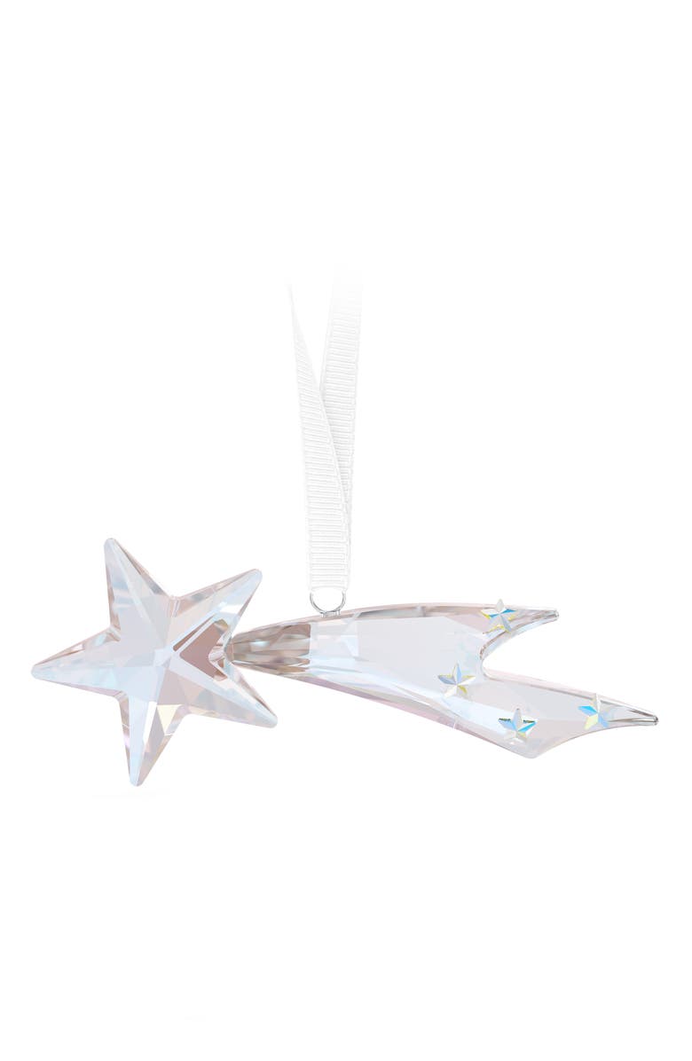 Swarovski Holiday Magic Classics Shooting Star Crystal Ornament, Main, color, Aurora Borealis