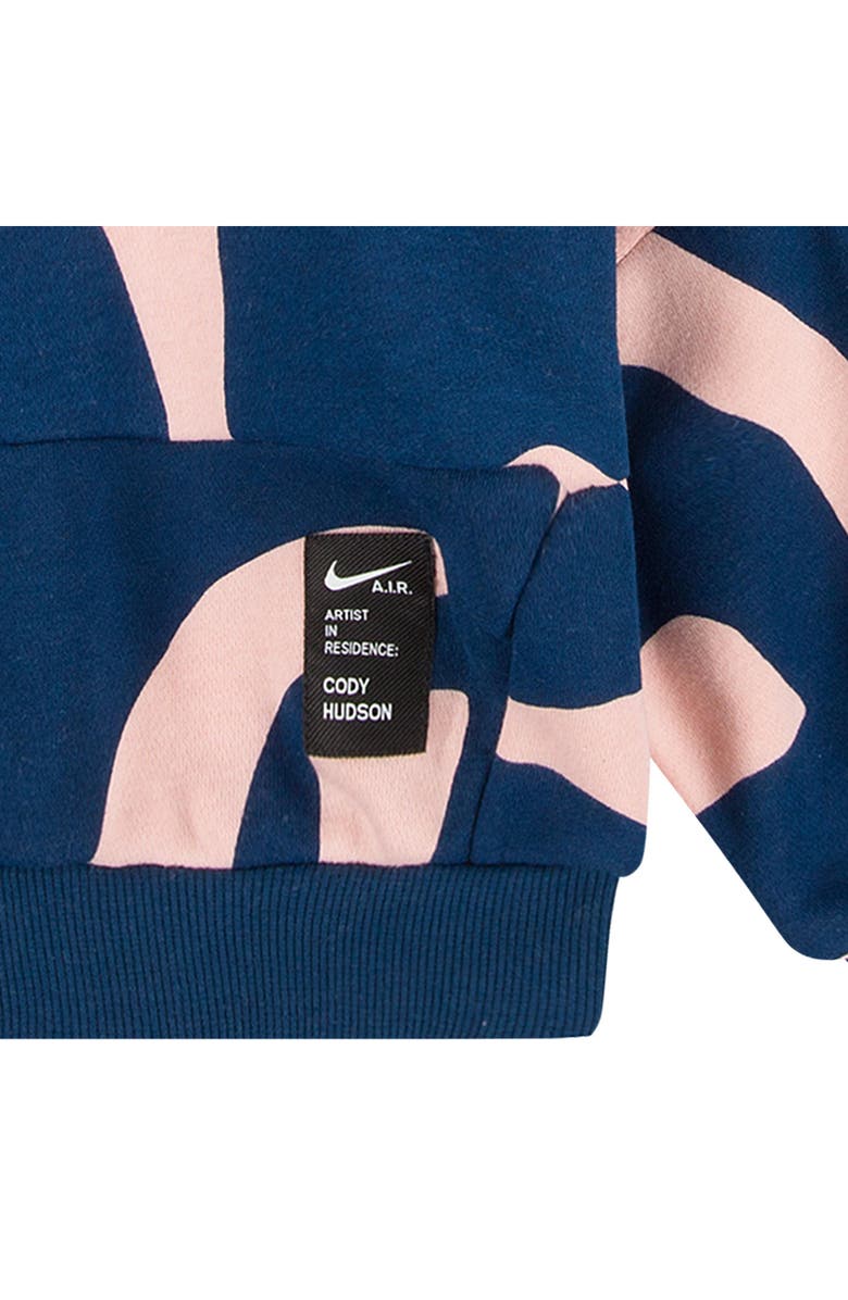 Nike Cody Hudson Air Allover Print Sweatshirt & Joggers Set, Alternate, color,