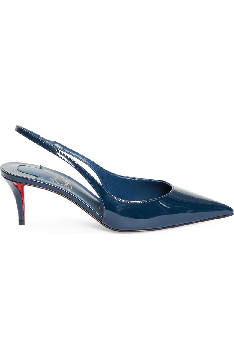 Christian Louboutin Miss Z Pointed Toe Slingback Pump, Alternate, color, Last Night