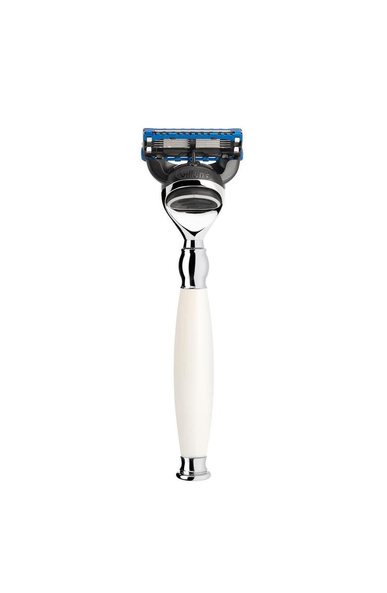 MÜHLE Sophist Porcelain Fusion Razor, Main, color, White