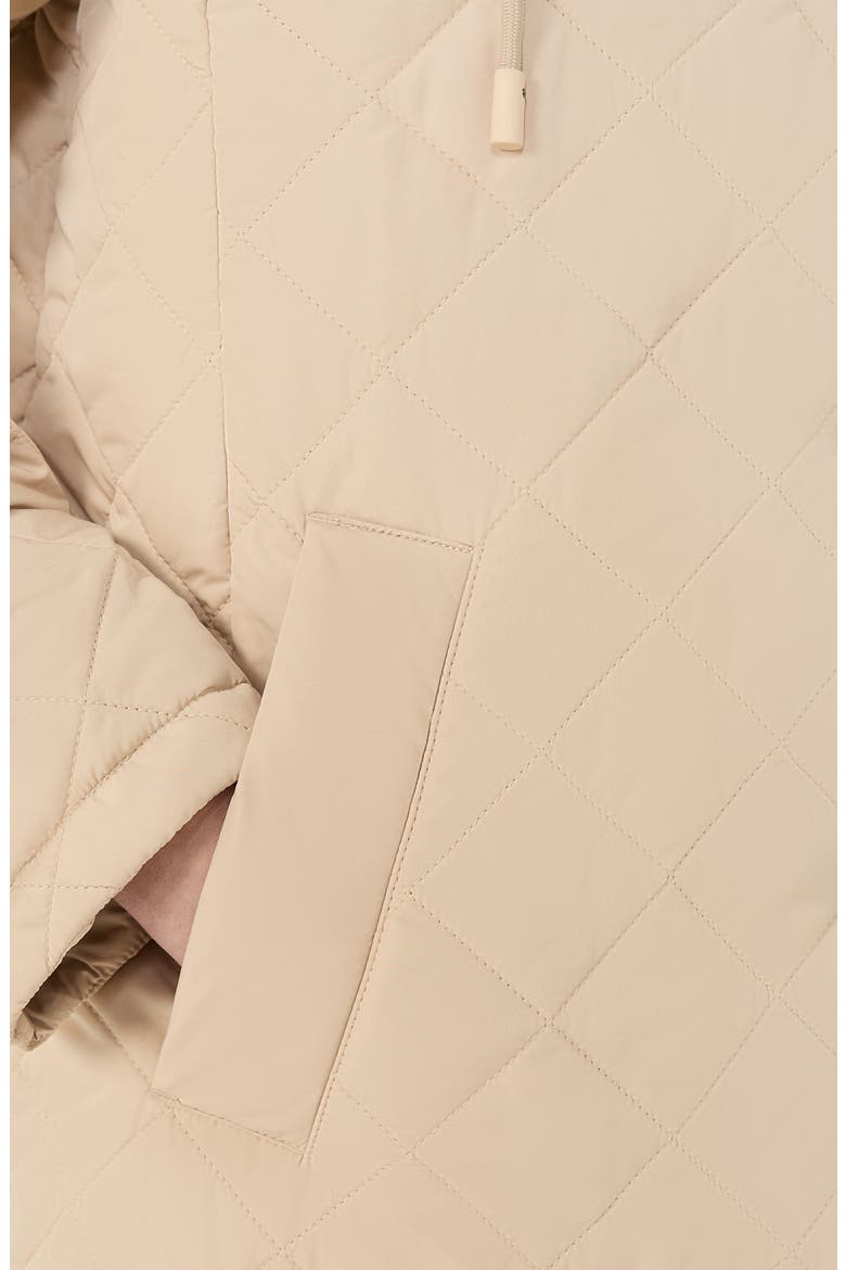 Derio Quilted Jacket with Removable Hood, Alternate, color, SAND