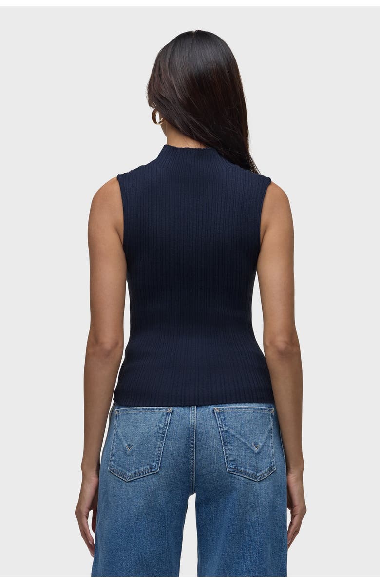 Hudson Jeans Mock Neck Sweater Tank, Alternate, color, Navy