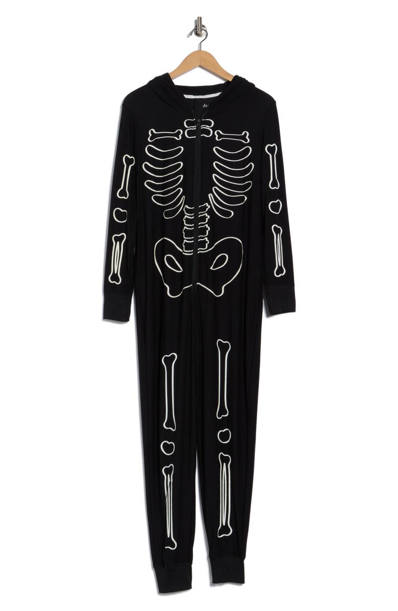 JACLYN Halloween Hooded One-Piece Pajamas, Alternate, color, 