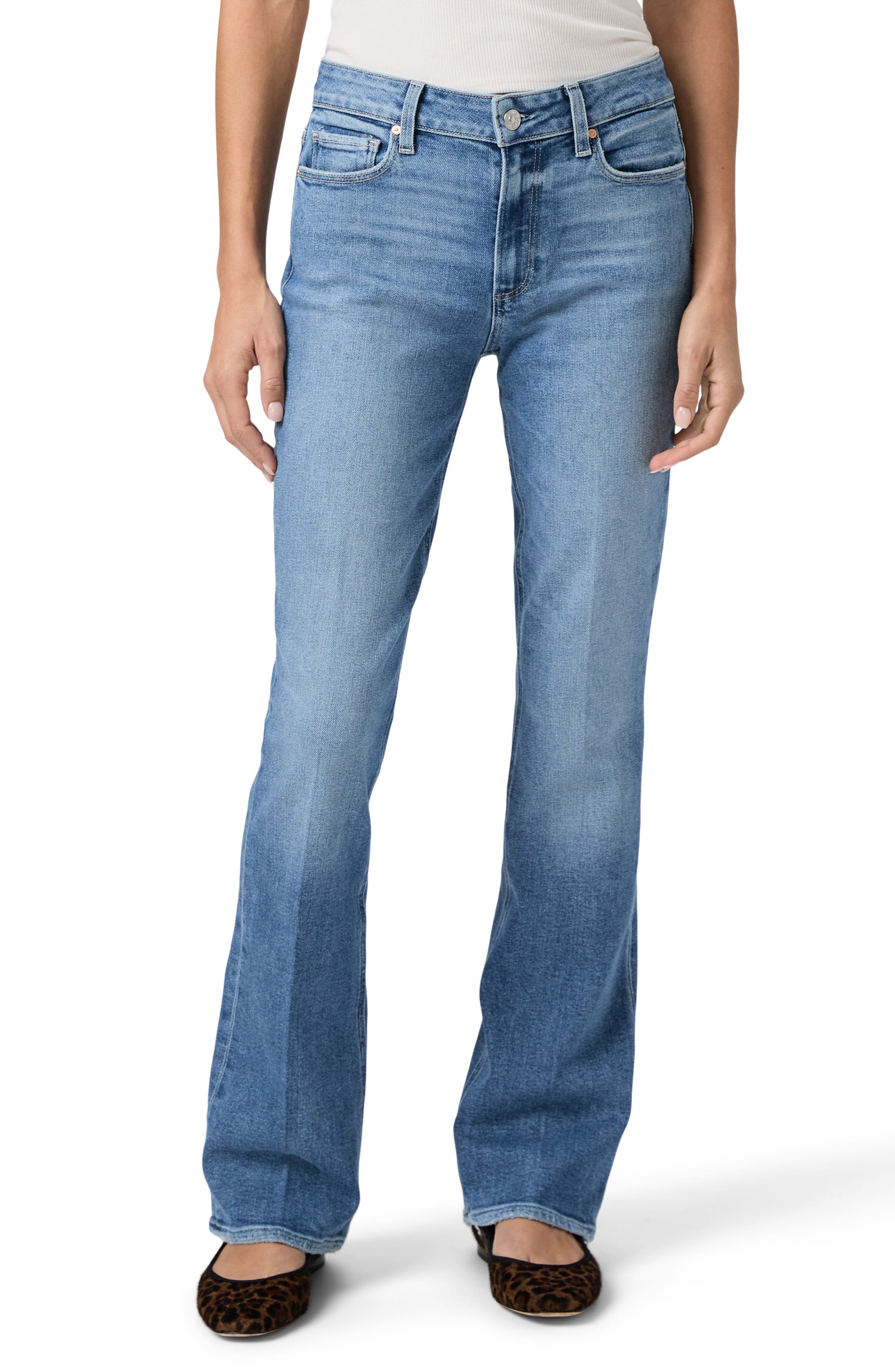 PAIGE Manhattan High Waist Bootcut Jeans