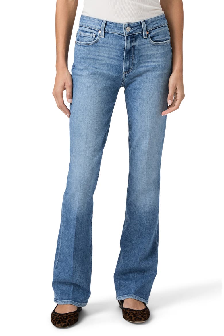 Manhattan High Waist Bootcut Jeans, Main, color, BUCKINGHAM
