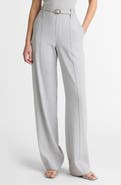 Vince Joan High Rise Linen Blend Pull-On Pants