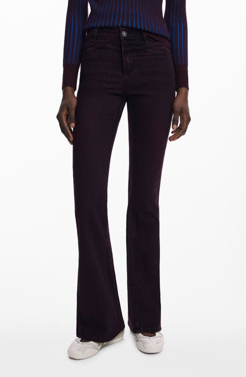 Desigual Flare Jeans In Multi