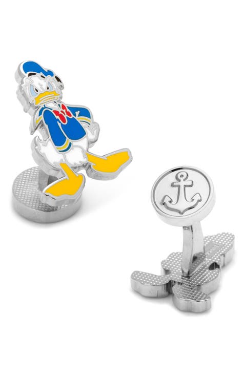 Donald Duck Cuff Links