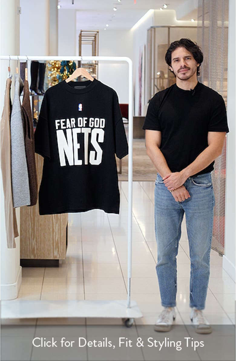 x NBA Nets Classic Fit Graphic T-Shirt, sales video thumbnail