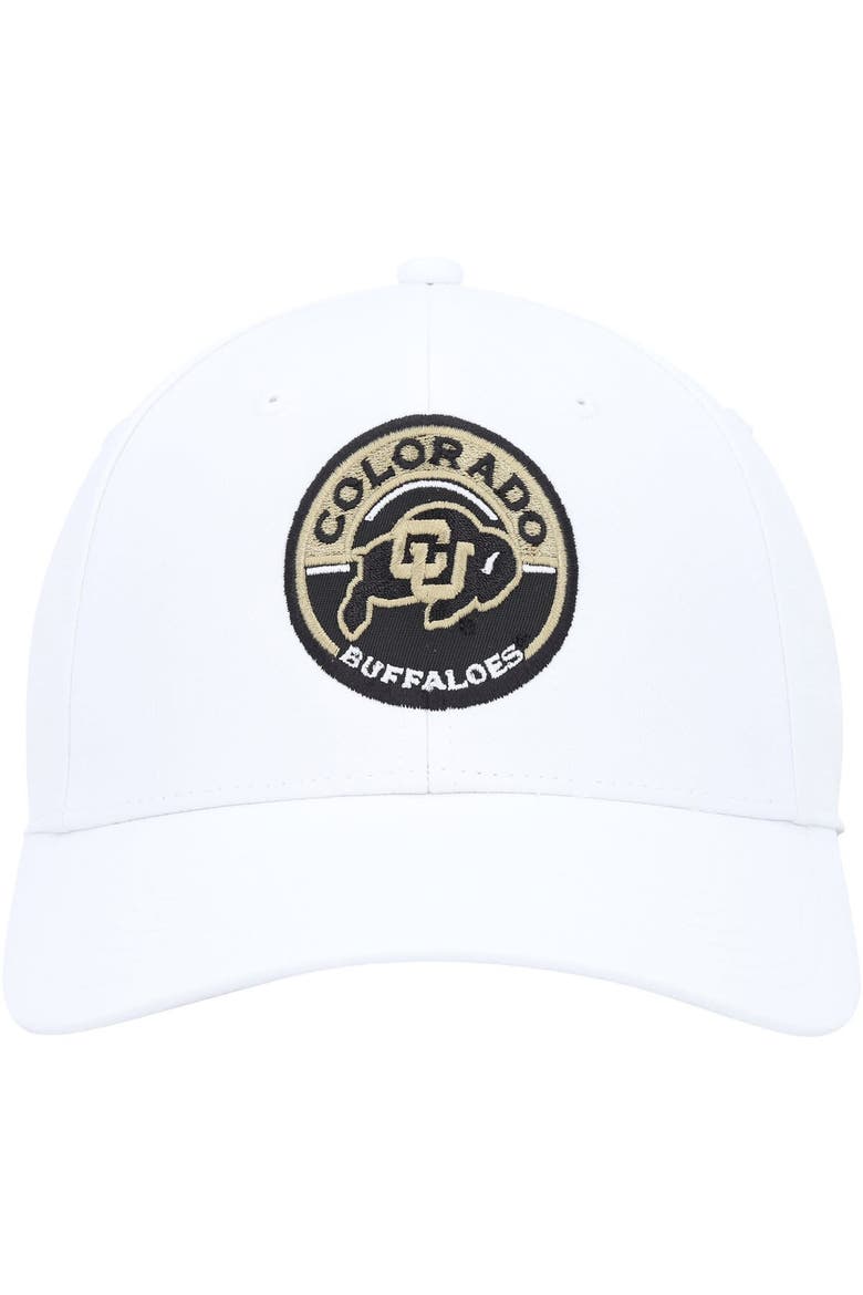 Men's Ahead White Colorado Buffaloes Stratus Adjustable Hat, Alternate, color, White