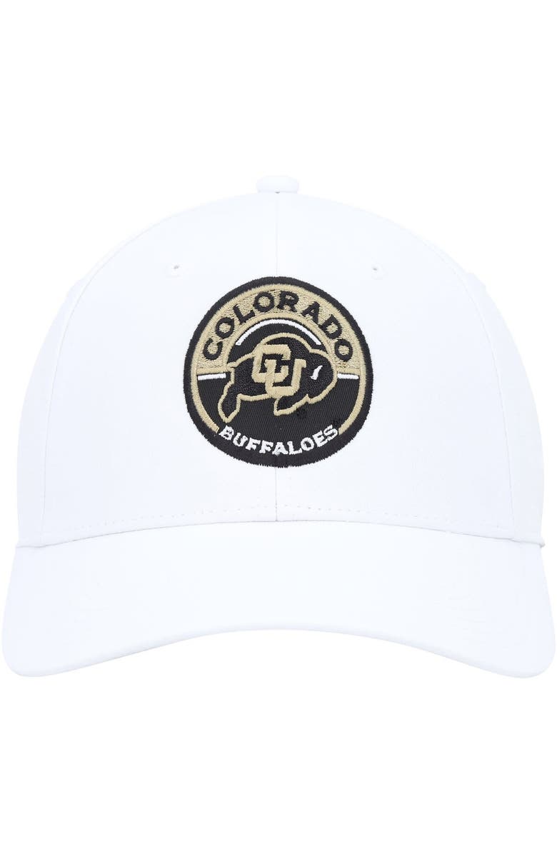 AHEAD Men's Ahead White Colorado Buffaloes Stratus Adjustable Hat, Alternate, color, White