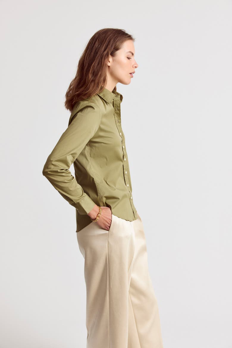 The Icon Shirt, Alternate, color, Olive