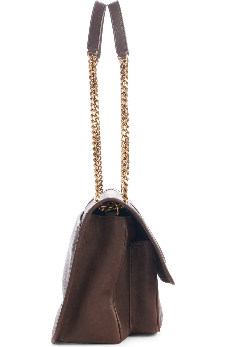 Saint Laurent Medium Niki Leather Shoulder Bag, Alternate, color,